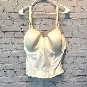 ELOMI Strapless Bra Ivory  Size 38G
